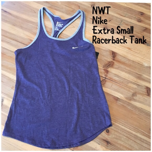Nike Racerback Purple Tank Top XS - Picture 2 of 5